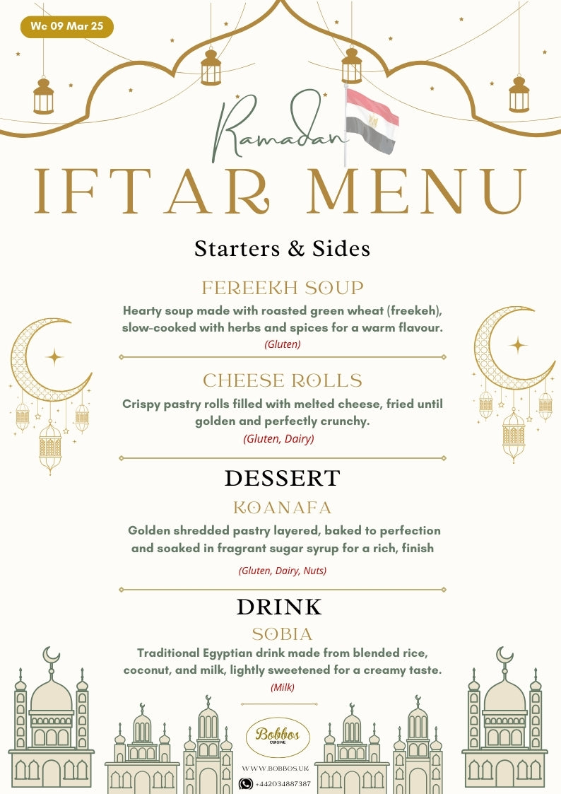 Menu Wc 09 March 2026