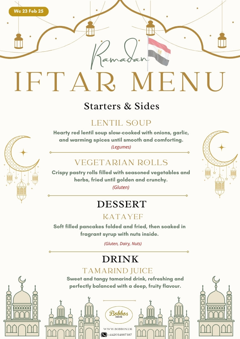 Menu Wc 23 February 2026