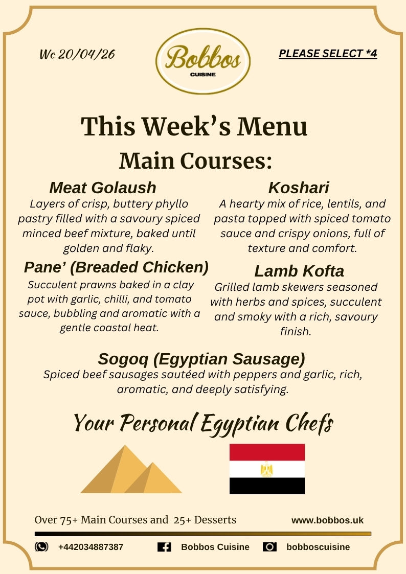 Menu Wc 20 April 2026