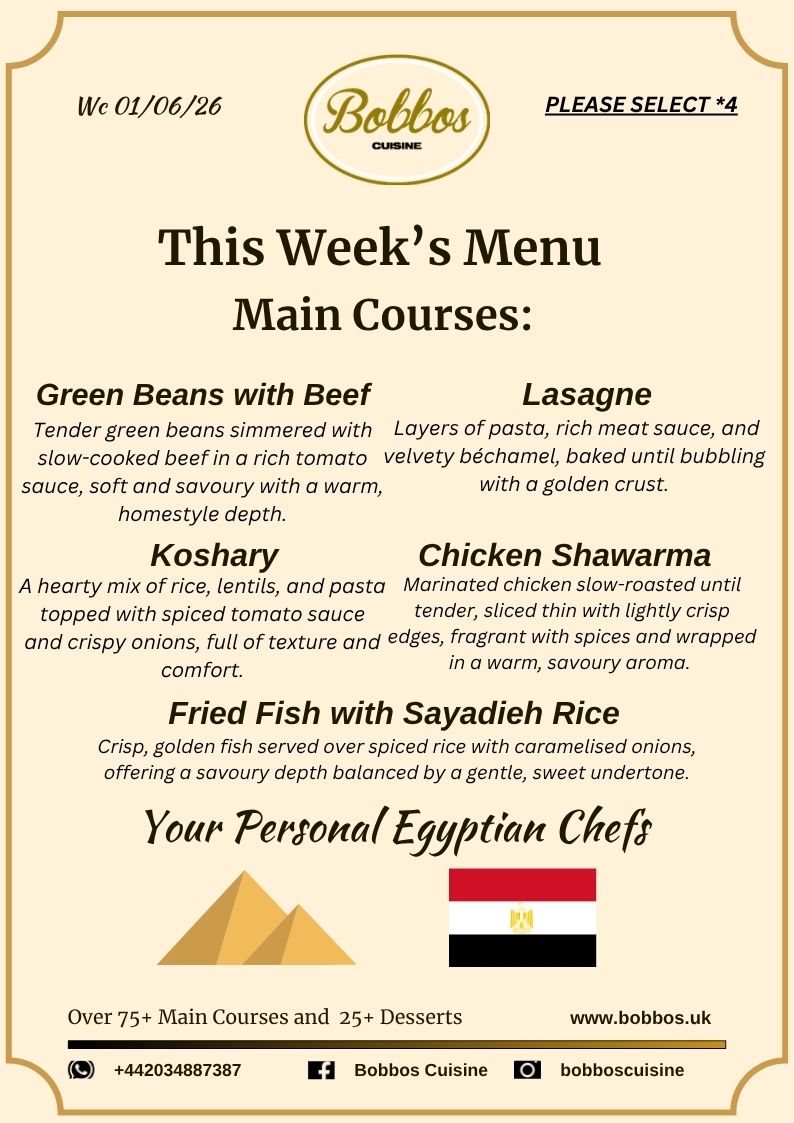 Menu Wc 01 June 2026