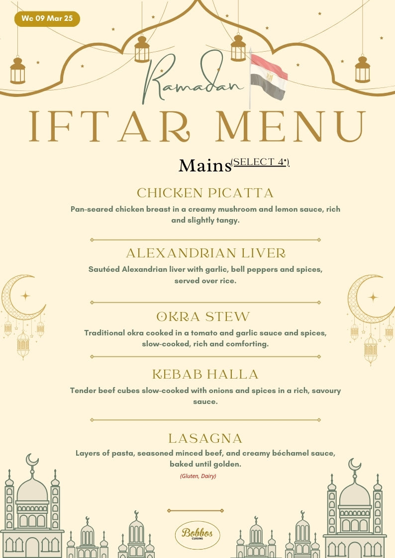 Menu Wc 09 March 2026