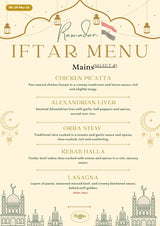 Menu Wc 09 March 2026