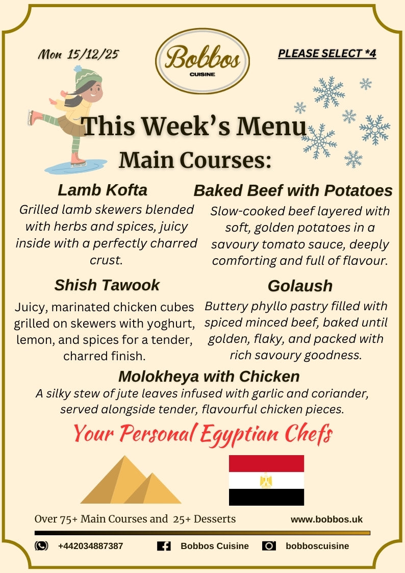 Menu Wc 15 December 2025